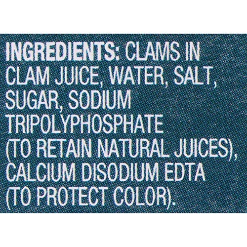 Snow's Wild Caught Minced Clams Canned, 6.5 Oz Can 5g Protein Per