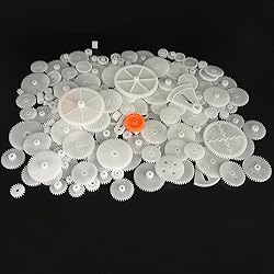 163PCS Small Motor Gears Plastic Gears for Motor RC
