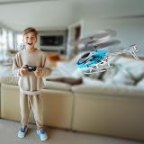 VATOS RC Helicopter 2.4G LED One Key Take Off Altitude Hold Indoor view 6