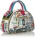Nicole Lee Nicole Lee Europe Print Bowler Shoulder Bag