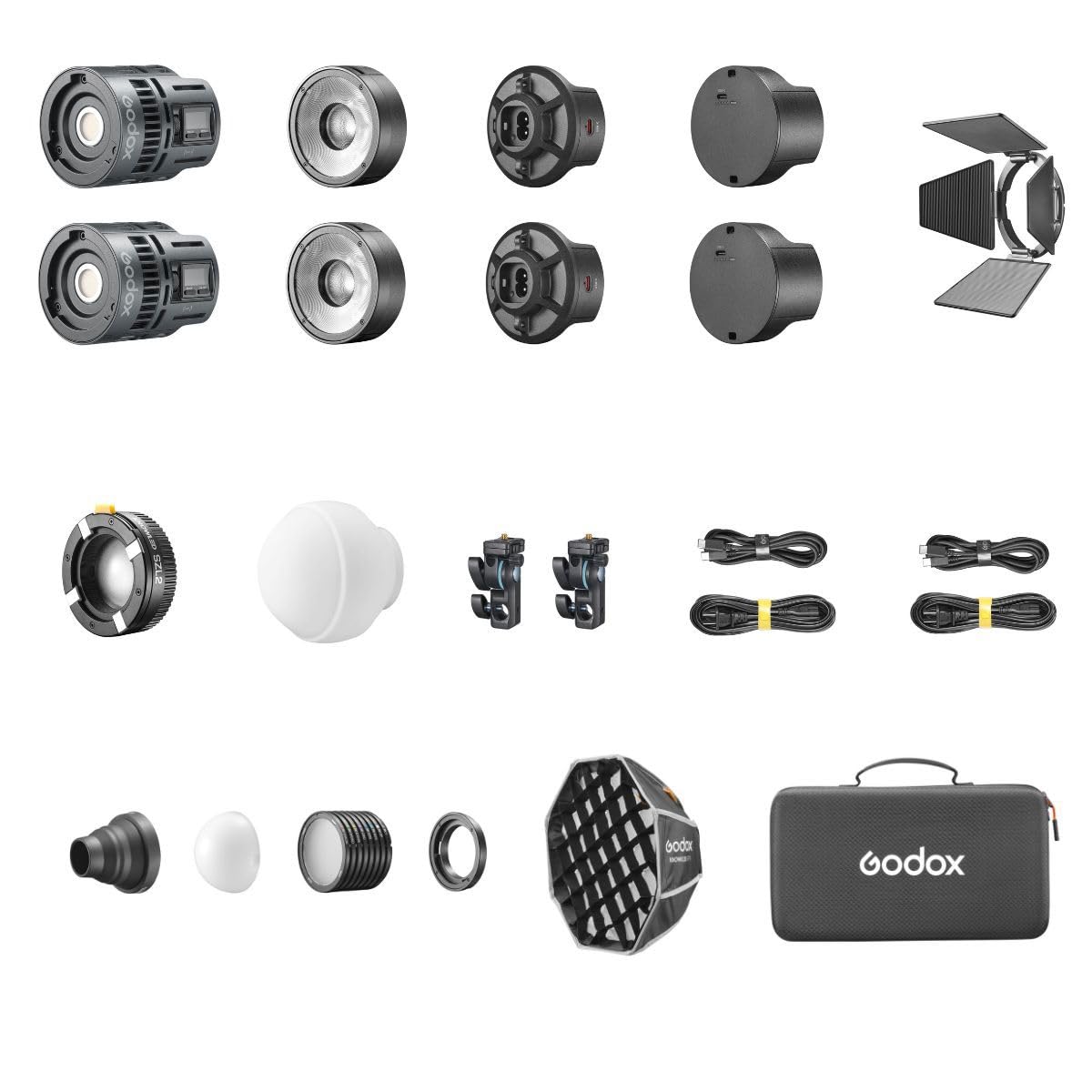 Photo 1 of Godox RS60Bi Bi-Color LED Monolight (2-Light Kit)