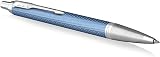 Parker IM Ballpoint Pen Blue Grey Chrome Trim Medium Point Gift Box view 7