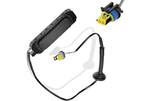 Sephile 1 PC Car Tailgate Switch, Liftgate Release Switch Button Wiring Harness Replacement #15106857, Plug and Play Trunk Lid Opening Button Accessory, Compatible with Chevrolet GM Cadillac (Black)