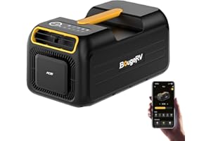 BougeRV PC35 3500BTU Portable Air Conditioner, 5-in-1 Mobile Tent Air Conditioner with App Control, AC 100V-240V Low Power Co