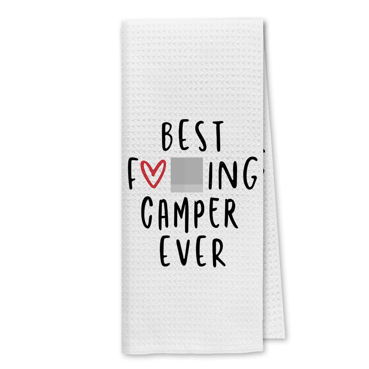 Photo 1 of *BUNDLE OF 3* Dibor Best Camper Ever Kitchen Towels Dish Towels Dishcloth,Funny Camping Decorative Absorbent Drying Cloth Hand Towels Tea Towels for Bathroom Kitchen,Campers Gifts