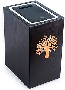 LAGITON Naturales Delgado Cubo De Basura, Cuadrado Contenedor De Basura