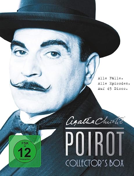 Agatha Christie - Poirot, Alle Fälle. Alle Episoden. (45 Discs)