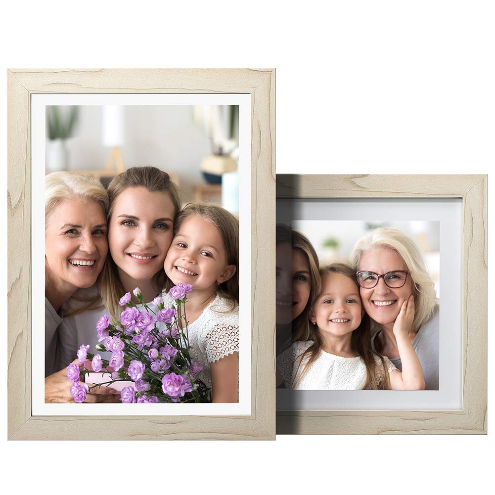 Dragon Touch Digital Picture Frame WiFi 10 inch IPS Touch Screen Digital Photo Frame Display, 32GB Storage, Auto-Rotate, Share Photos via App, Email, Cloud, Classic 10 White, XKS0001-WT-US2
