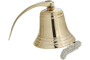 6" Heavy Duty Polished Brass Ship Bell - Nautical Bells