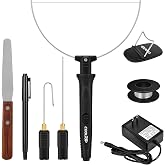 Cooltop Foam Cutter, 18W Hot Wire Foam Cutter, Hot Knife with Cleaning Pen | Electric Hot Knife Foam Cutter, Heated Foam Cutter Tool, Styrofoam Cutter, Ideal for Foam Board/Pearl Cotton/EPP/KT Board/EPS