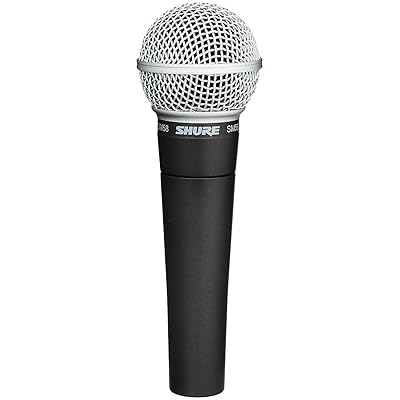 Shure SM58-LC Cardioid Dynamic Vocal Microphone,Black