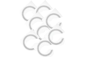 HOODANCOS 8Pcs Self-adhesive Guitar Sound Hole Rosette Decal Stickers for Acoustic Guitar Inlaid Ring