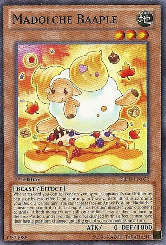 Yu-Gi-Oh! - Madolche Baaple (REDU-EN022) - Return of the Duelist - 1st Edition - Common