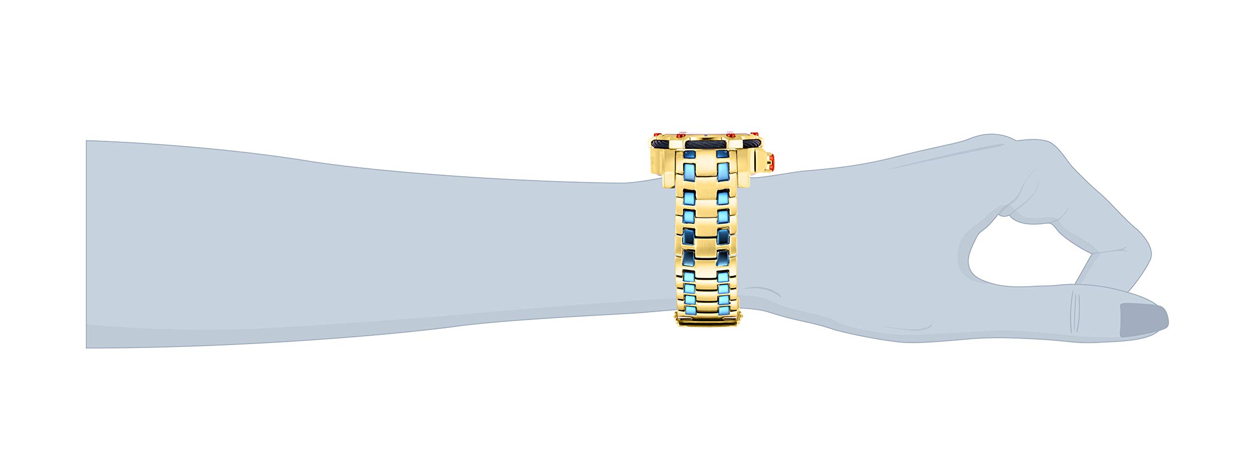 Womens DC Comics Wonder Woman Quartz Watch, Gold, 26839