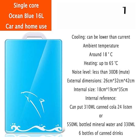 YIWANGO 16L Portátil Refrigerador Fría Caliente Doble Función ...