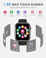 Fitabok Smart Watch for Men with Call Function 1.85 Inch Fitness Tracker view 4