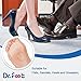 Dr. Foot's Ball of Foot Cushions Forefoot Support Pain Relief Soft PU Gel Massage Insole - 4 Pieces