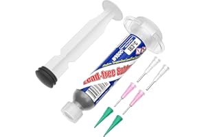 BEEYUIHF Solder Paste, Electronic Soldering Paste with Flux, Sn64 Bi35 Ag1 Lead-free SMD Solder Paste for PCB IC SMD LED BGA QFN SMT electronics (1.23oz/35g)