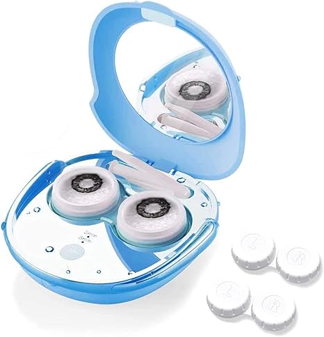 Amazon コンタクト洗浄 コンタクト洗浄機 超音波 コンタクトレンズ 超音波洗浄機 コンタクトレンズ洗浄機 56khz高周波数振动 自動 洗浄 小型 旅行 タンパク除去 汚れ Usb充電式 日本語取扱説明書 青 Zhihuimifeng タンパク除去