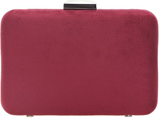 burgundy clutch bags