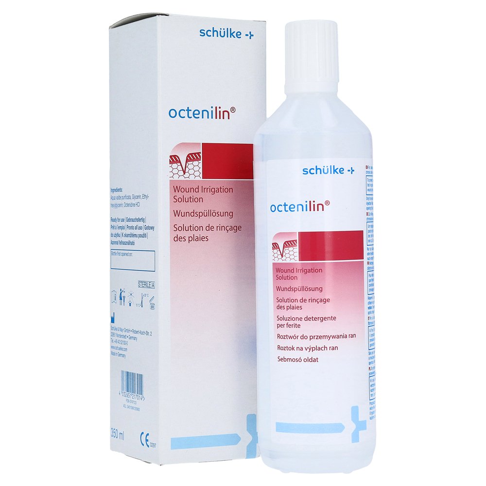 octenilin® Wound Rinse Solution, Wound Cleaning, Acute Moisturising, Cleaning, 350 ml