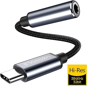 2 Pack】Adaptador USB Tipo C a Jack 3.5 mm USB C Jack Auriculares Audio  Adaptadores Chipset DAC Compatible con iPad Pro,Pixel 3/2 XL,Huawei P30 Pro  P20,Mate 20 Pro,Samsung Note 10/10,Xiaomi 8/9-Negro Auriculares