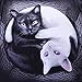 Bocaoying Women's 3D Cat Printed Sleeveless T-Shirt Fashion Summer Tank Top Black M