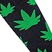 Pure Compression Nature Snowboard Socks – Warm Midweight Snowboarding Socks Men Women - Great Cold Weather Skiing, Pot Leaves
