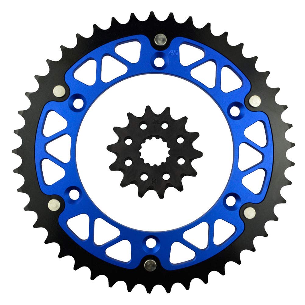Photo 1 of AHL Front & Rear Sprocket Kit for Yamaha YZ450F YZ450 F 2003-2014 (14T-45T)
