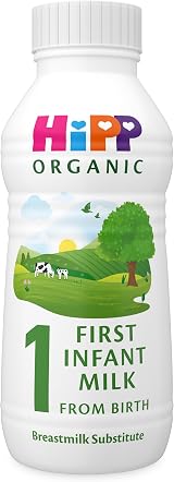HiPP Organic 1 First Infant Milk Ready to Feed 470ml Birth to 0+ view 1
