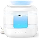 Dreo Humidifiers for Bedroom, Top Fill 4L Supersized Cool Mist Humidifier, 36H Runtime, 28 dB Quiet Ultrasonic Air Humidifier