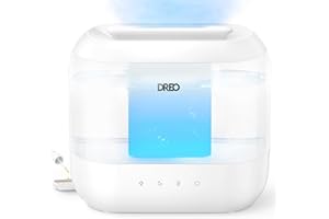 Dreo Humidificateurs pour chambre à coucher, humidificateur à brume froide surdimensionné de 4 L, autonomie de 36 h, humidifi