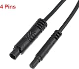 X AUTOHAUX 2x 4 Pin 13.12ft 400cm Car Backup Dash Camera Extension Cable Cord view 6