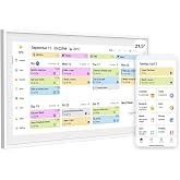 21.5 Inch Smart Digital Calendar, Wall Electronic Calendar, 1920 * 1080 IPS Full HD Touch Screen Display for Family Meal Planner Support - Seamless Scheduling, Gifts for Women, Mom