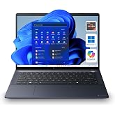 dynabook Tecra A45-M 14" WUXGA Business Laptop, AMD Ryzen 7 250, 16GB DDR5 RAM, 512GB SSD, Windows 11 Pro, Wi-Fi 7, HDMI, USB-C, RJ-45, TPM 2.0, Professional Laptop