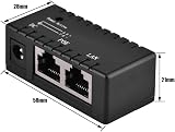 VBESTLIFE POE Injector Splitter 10/100Mbps RJ45 Power Over Ethernet IP Camera view 9