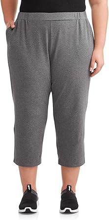 plus size knit capris