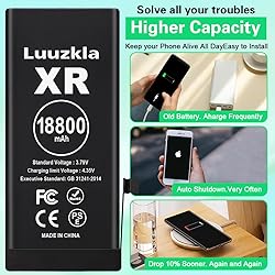 Luuzkla 18800mAh (2025 New Upgrade) Battery