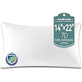 AzulHome 14 x 22 Throw Pillow Inserts, Decorative Rectangle Throw Pillow Inserts, Lightweight Soft Fillers Fluffy Pillow Forms Sham Stuffer for Sofa, Couch, Bed, and Home Décor