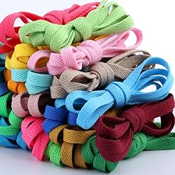 Flat Shoe Laces for Sneakers, Athletic Shoelaces
