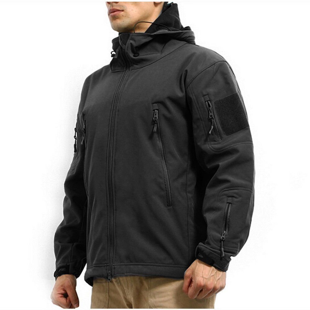 Men's Army Outdoor Military Special Ops Softshell Tactical Hooded