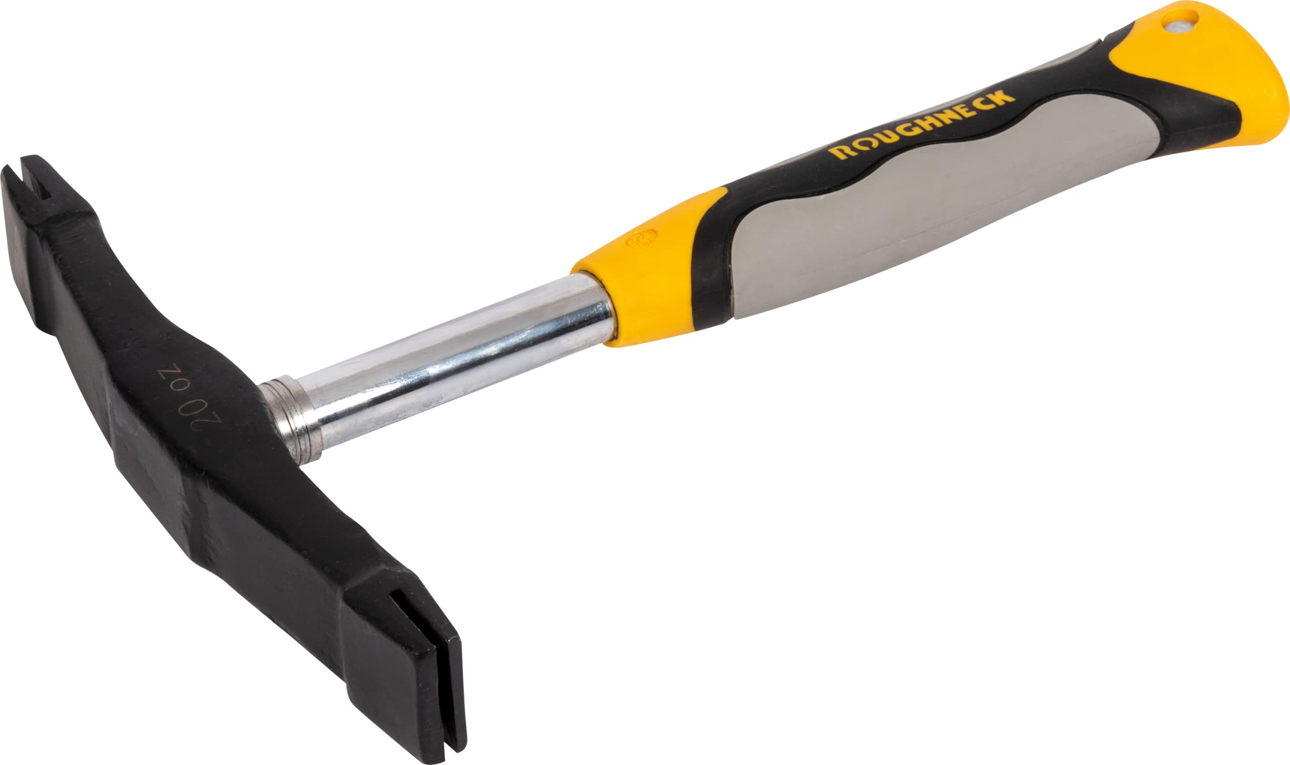 Roughneck ROU61720 Double Ended Scutch Hammer with Triple Injected Soft Grip Handle 20oz/567g