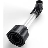 Homeslea AC Drain Line Unclogger Tool, HVAC Pipe Drain Line Cleaner Adapter | A/C to PVC Condensate Drain Line Cleaner Adapter,AC Drain Sucker Wet Vac Attachment to Evacuate &amp; Unclog AC Drain Lines-Black