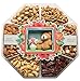 JUMBO Gift Baskets Fresh Variety of Gourmet Nuts - Miniature Handmade Teddy & Flowers - Holiday Gifts Idea for Men Women and Family - 2 Lb Tray (Mini Wishes)