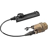 SureFire Mil-Spec Rear Dual Switch Assembly for Scoutlight WeaponLights with Click Switch and Switch-Socket, Includes SR07 Re
