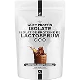 Canadian Protein 100% Whey Isolate 27g of Protein | 1 kg of Chocolate Milkshake Flavoured Low Carb Keto Friendly Workout Reco