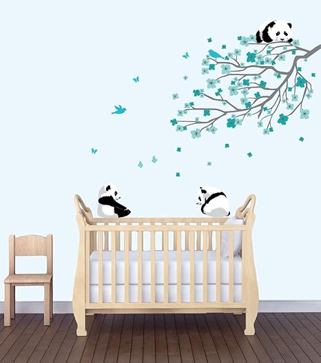teal nursery decor