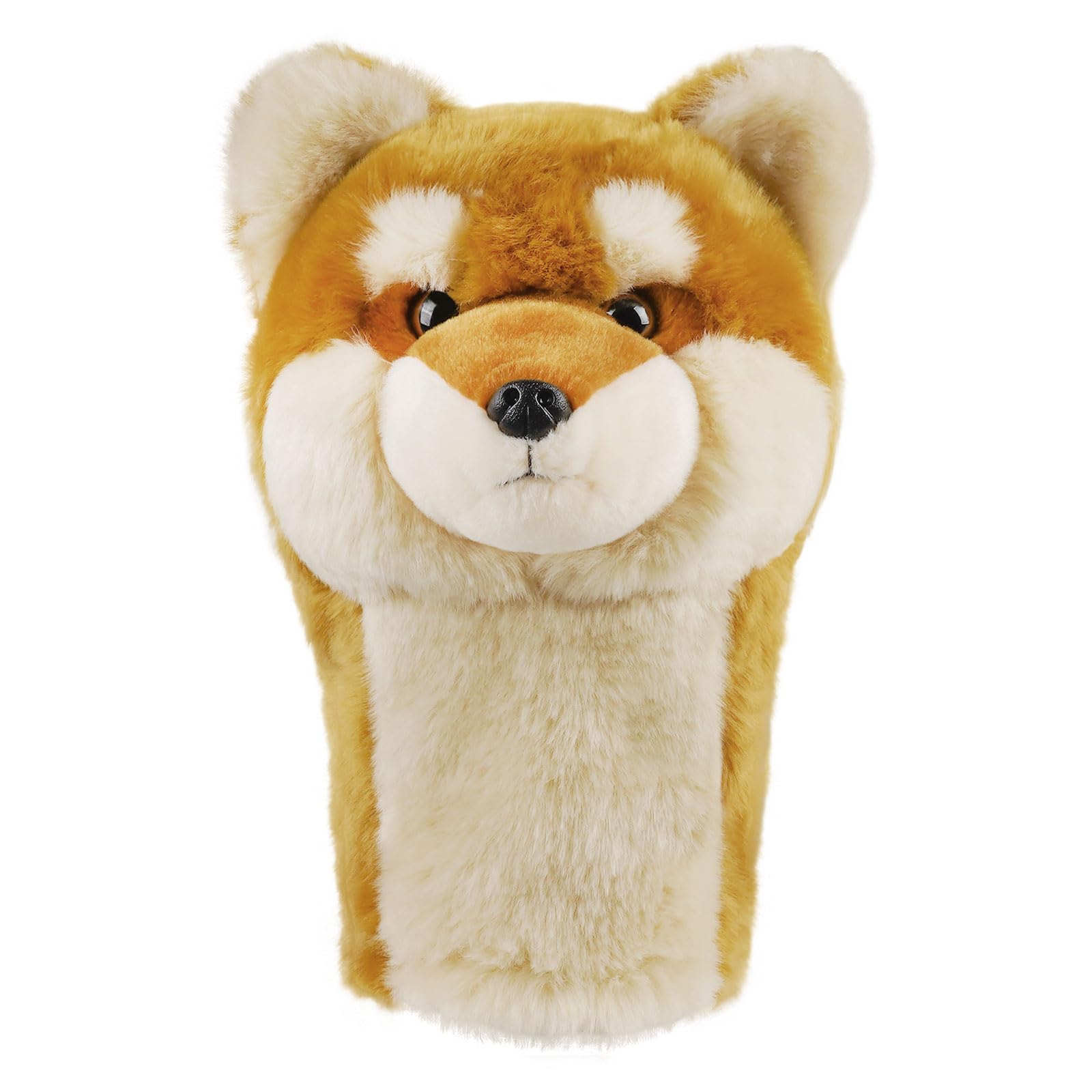 LZFAN Golf Club Covers for Woods and Drivers Funny Driver Headcover Animal Golf Club Head Covers Golf Gifts for Men Women Plush (Shiba Inu for Driver)