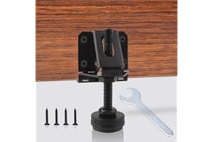 Tahikem 4 Pack Heavy Duty Leveling Feet, Black Furniture Levelers Leg, Adjustable Load Levelers Foot, Leveling Height for Workbench Cabinet Pool Table Bench Machine Cabinet Feet - 4000lb Load Capacity