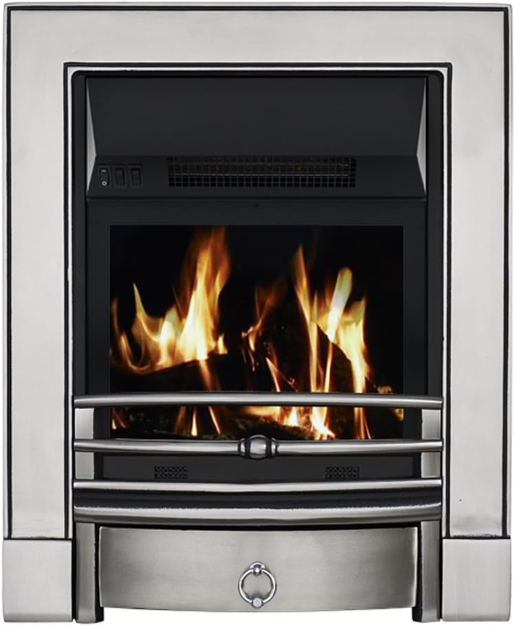 Focal Point Fires FPFAZ00833 Sandhurst LCD Inset Electric, Polished Cast